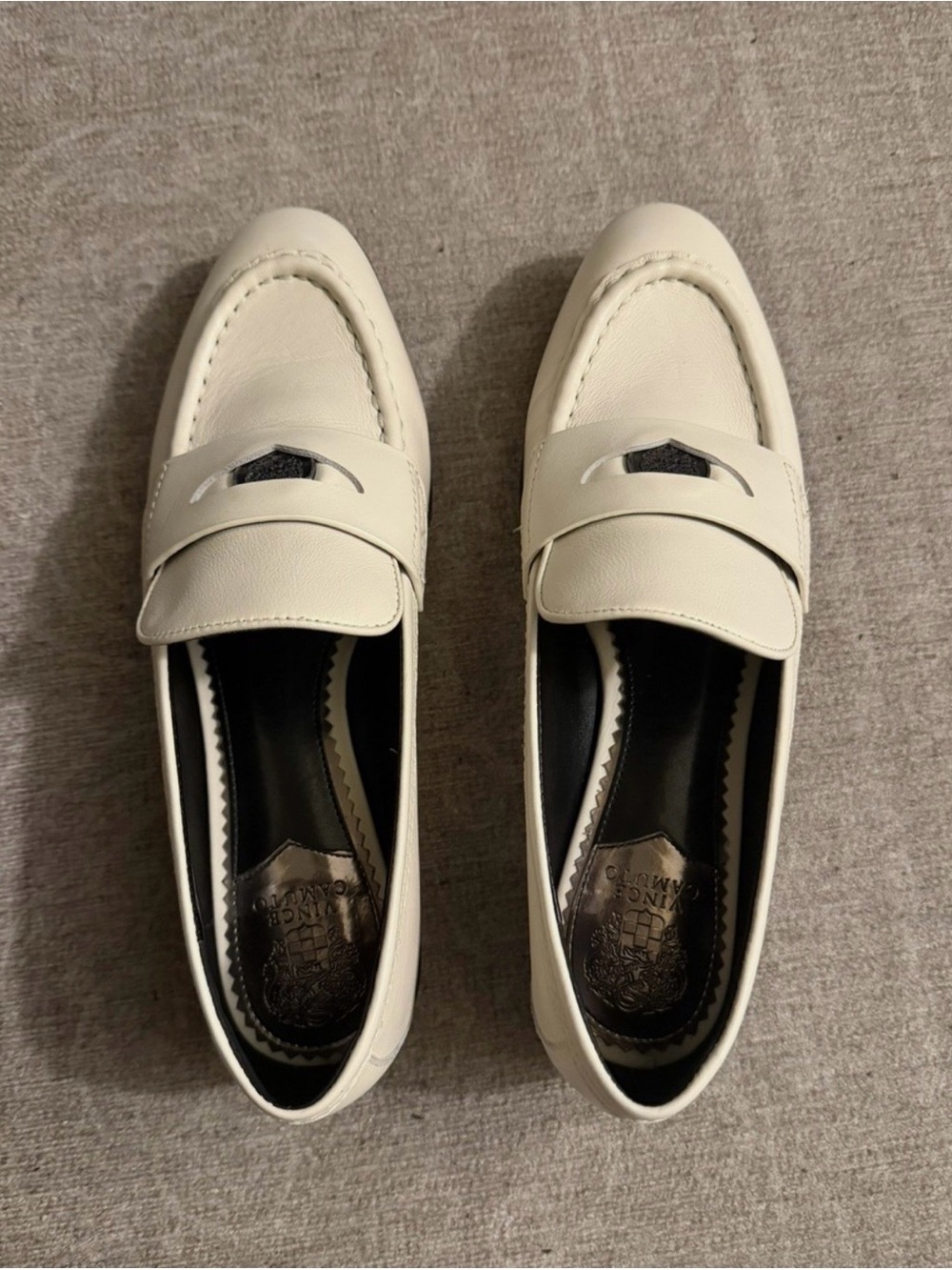 VINCE CAMUTO Leather Parama Penny Loafers - Picture 2 of 7